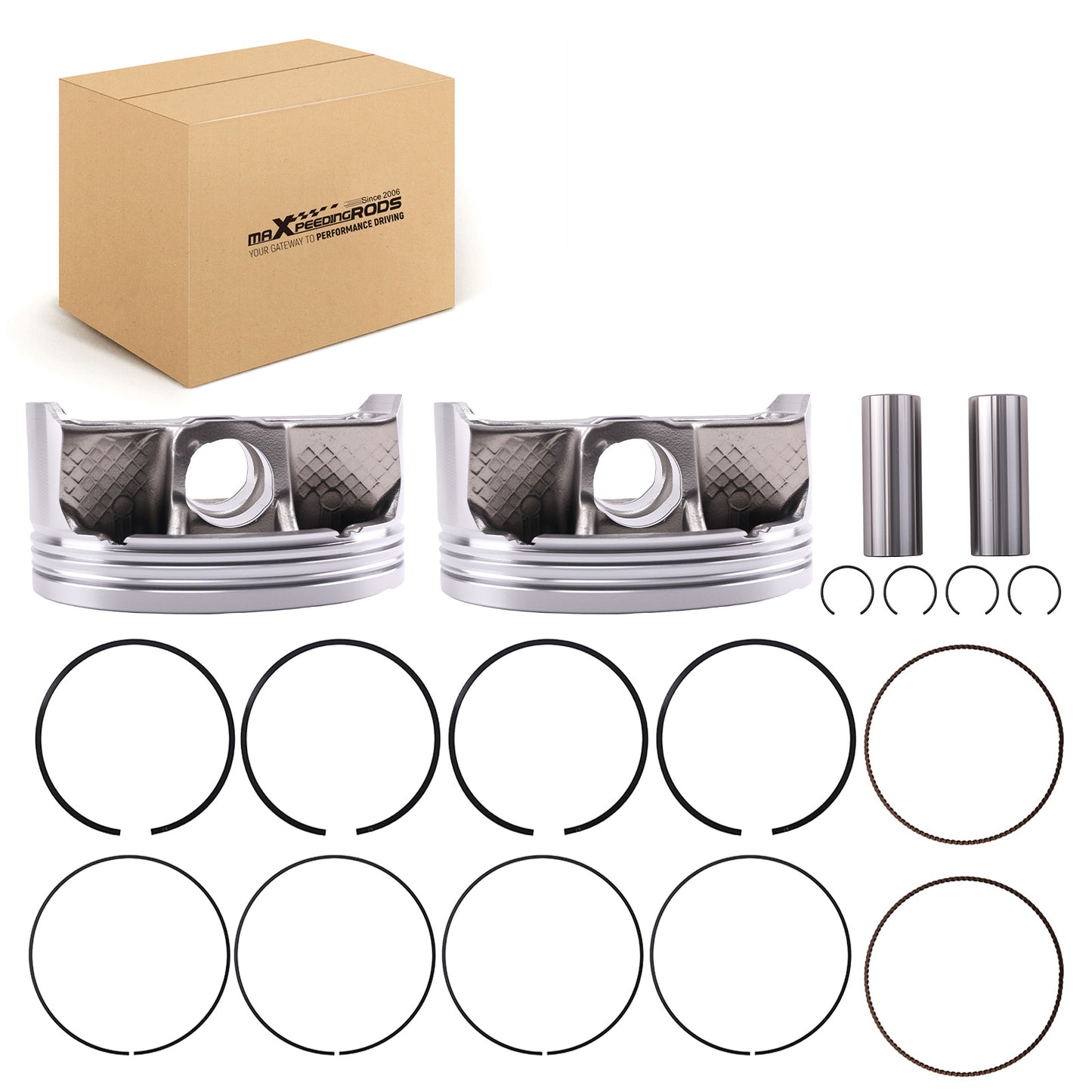Cylinder Piston Kit w/ Rings compatible For Polaris RZR XP 1000 2014 2015 2016-2023
