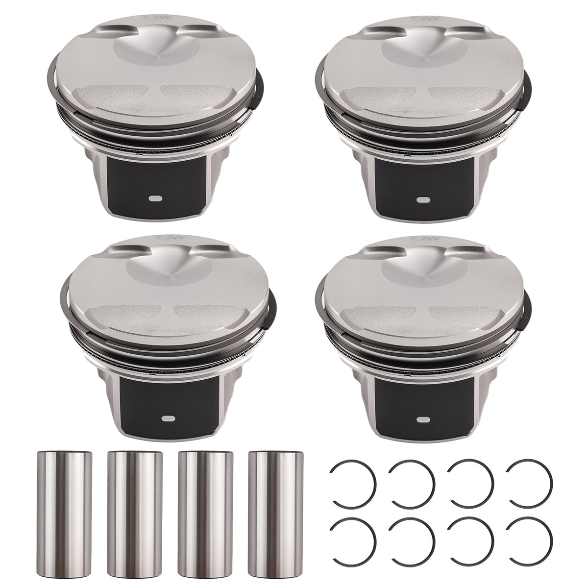 4Pcs PistonRing For 2015-2018 compatible For Ford Edge Escape Fusion compatible For Lincoln MKC MKZ 2.0T