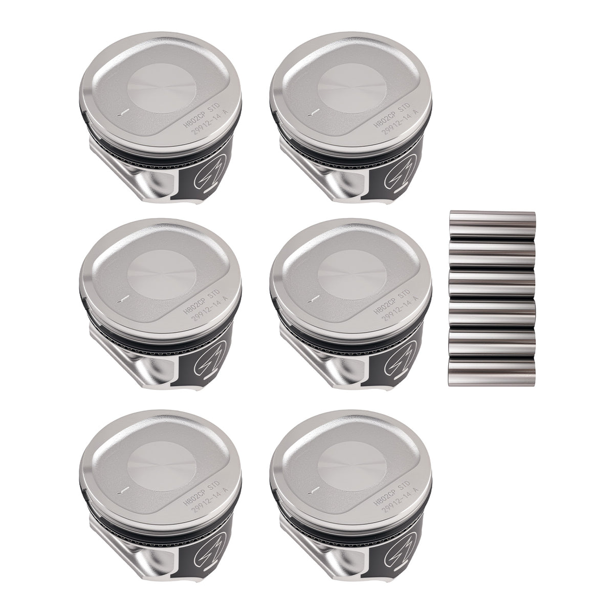 Engine Piston Set compatible For Jeep Wrangler TJ Cherokee 4.0L L6 1996-2006 H802CP