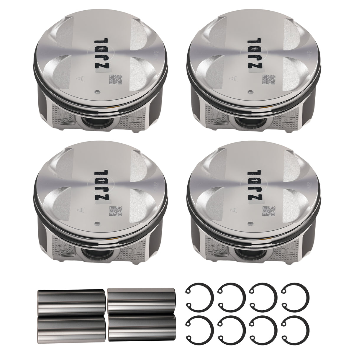 Pistons w/ Rings For 02-05 compatible For Subaru Impreza WRX compatible For Saab Turbo 2.0L DOHC EJ20