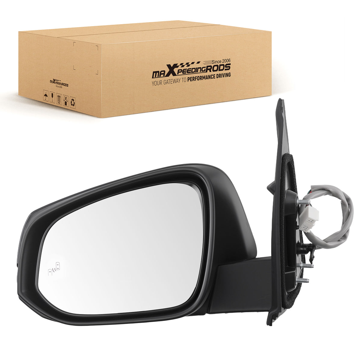 Driver Mirror compatible For Toyota Tacoma 2.7L/3.5L 2016-2023 8794004250 Blind Spot