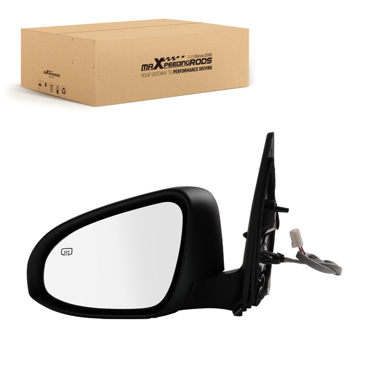 Electric Heated Side Mirror compatible For Toyota Corolla 1.8L 2014-2019 TO1320294