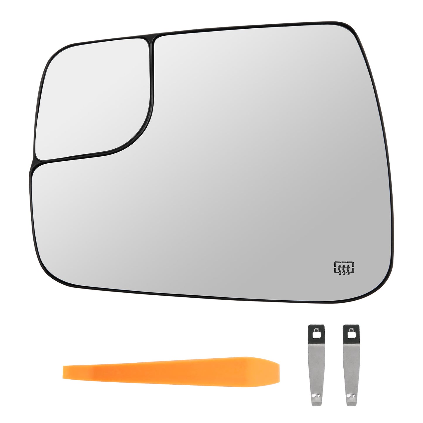 Driver Side Mirror Glass Heated Convex compatible for Dodge Ram 1500 2019-2022 68402037AA