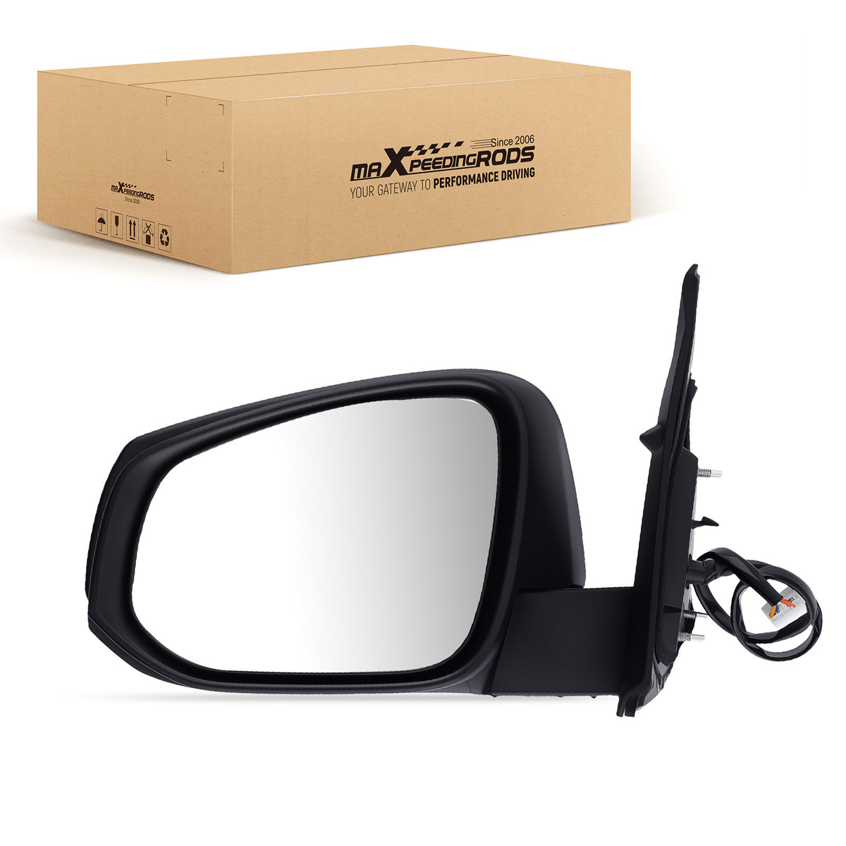 Left Power Side Mirror compatible For Toyota Tacoma Trail Edition 2023 TO1320348