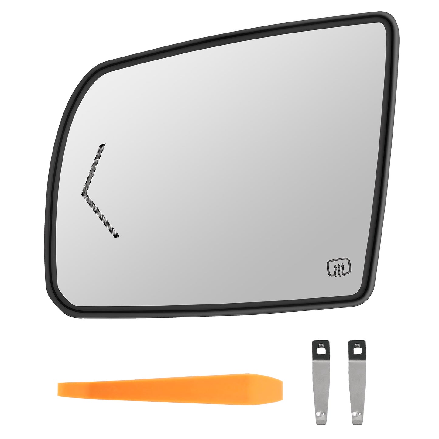 Left Driver Side Mirror Glass Heated Signal compatible For Toyota Sequoia 2008-2017 compatible For Tundra