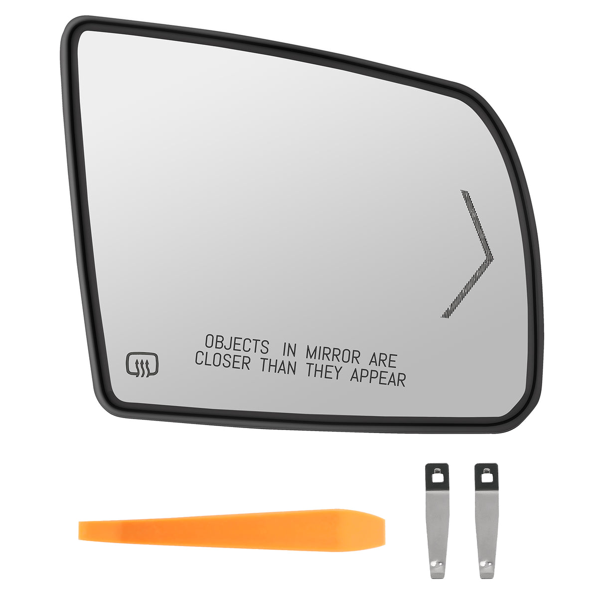 Right Passenger Side Mirror Glass Heated Signal compatible For Toyota Sequoia 08-17 compatible For Tundra