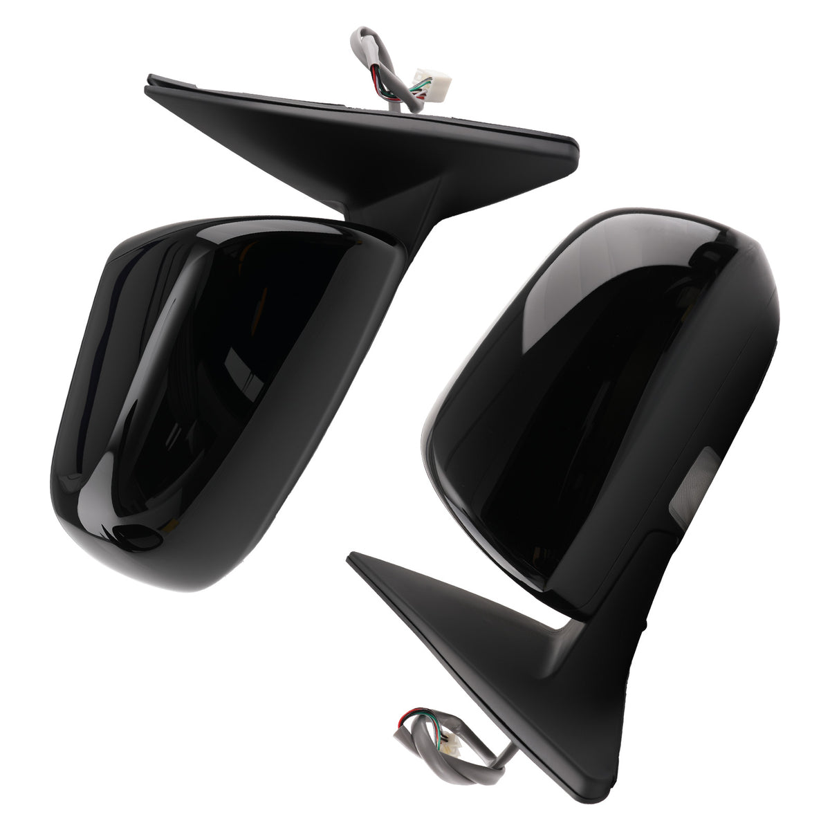 Side Mirror Heated Pair compatible For Toyota Highlander Hybrid 2008-2010 879100E092