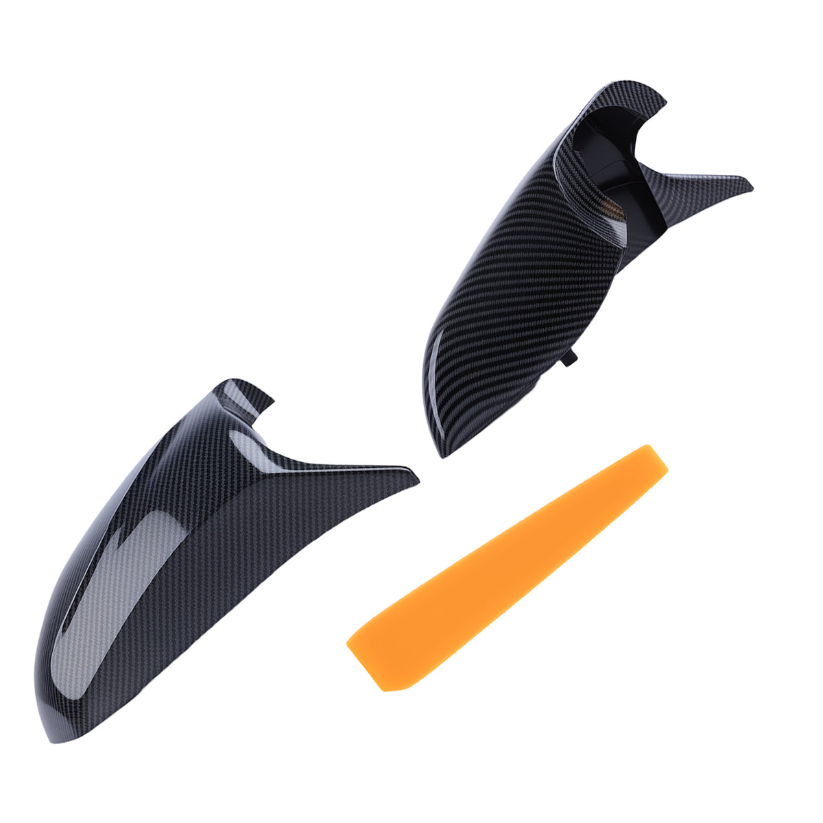 Carbon Fiber Side Mirror Cover compatible For BMW F10 F11 5-Series 51167216369 51167216370