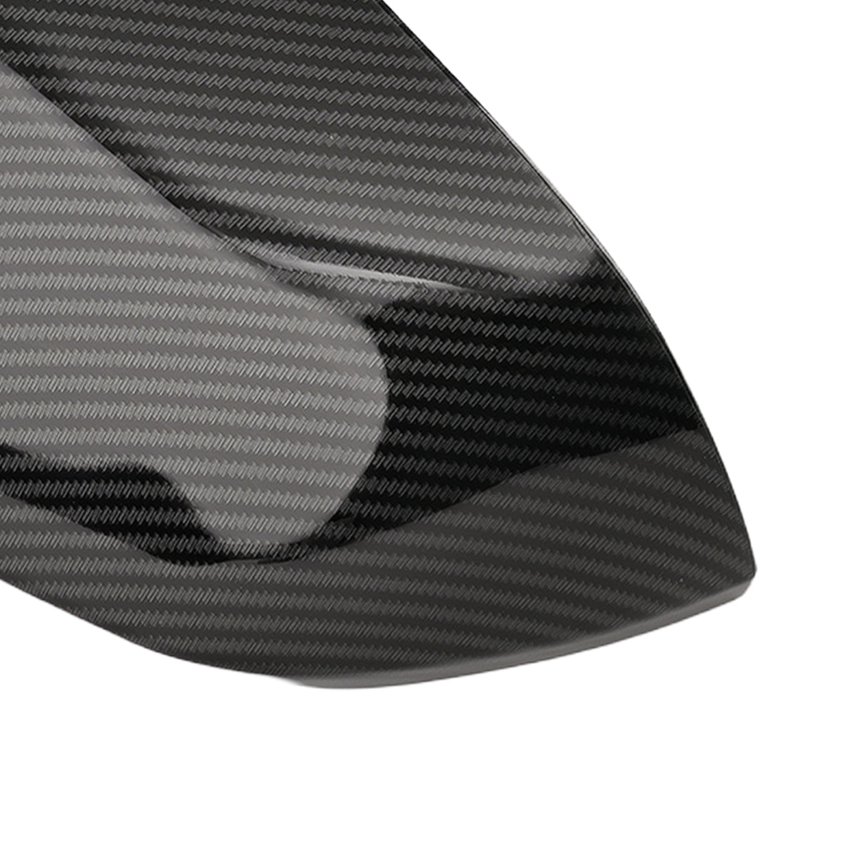 FrontMirror Cover Set compatible For Ford Mustang 2015-22 FR3Z-17682 Carbon Black Pair