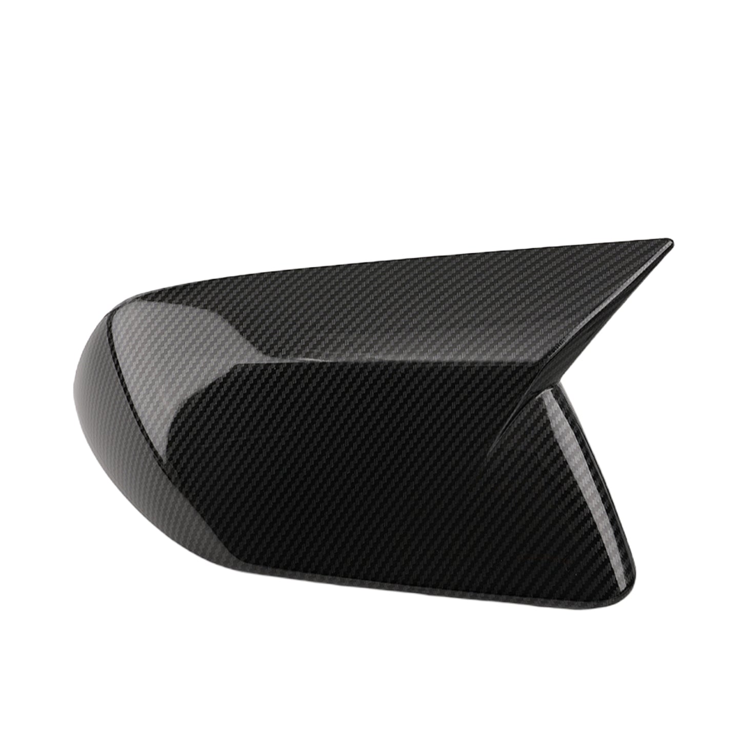 FrontMirror Cover Set compatible For Ford Mustang 2015-22 FR3Z-17682 Carbon Black Pair