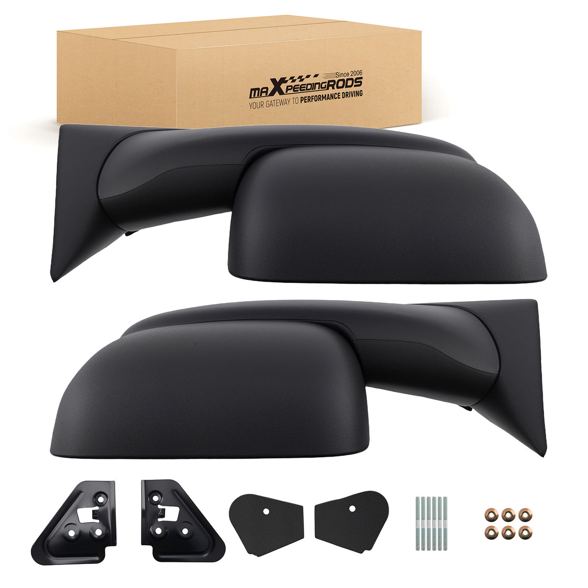 Rear View Mirror compatible For Dodge RAM 1500 2500 3500 1994-1997 CH1321132 Manual