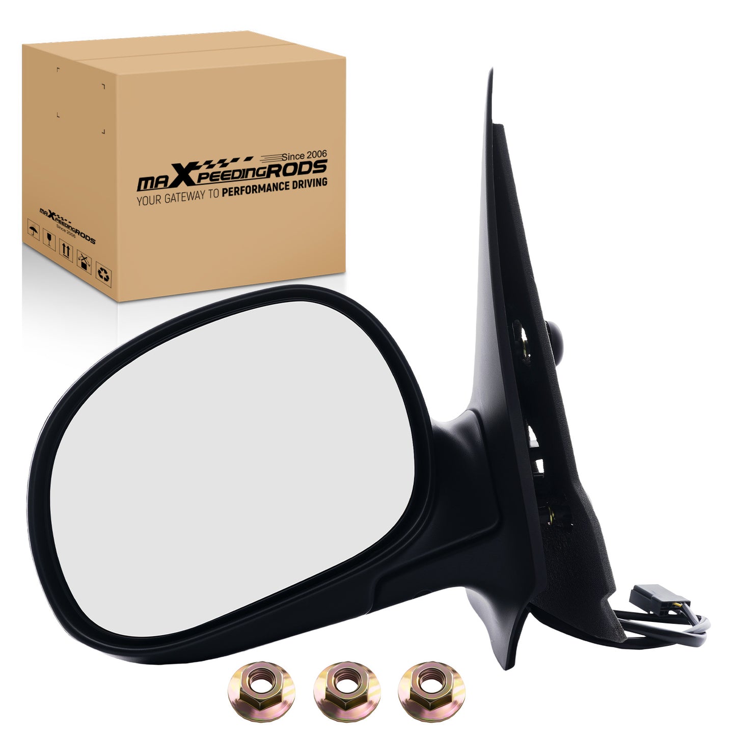 Driver Left Side Mirror compatible For Ford Expedition 1998-2002 955002 Power Adjust