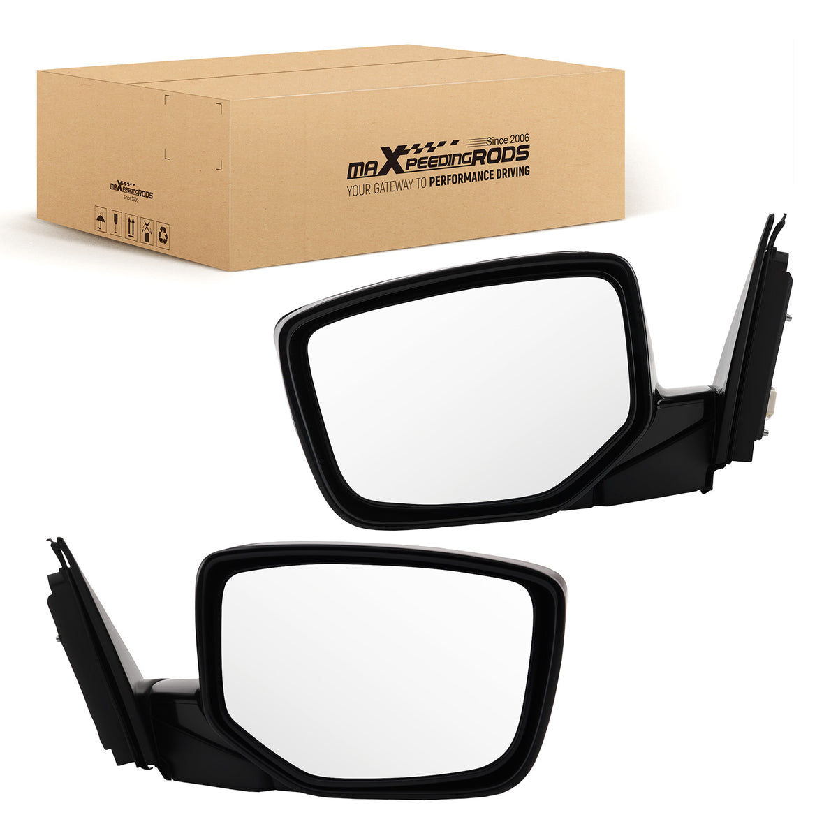 Door Mirrors Heated Power Adjust compatible For Honda Accord 2008-12 76258TE0A11
