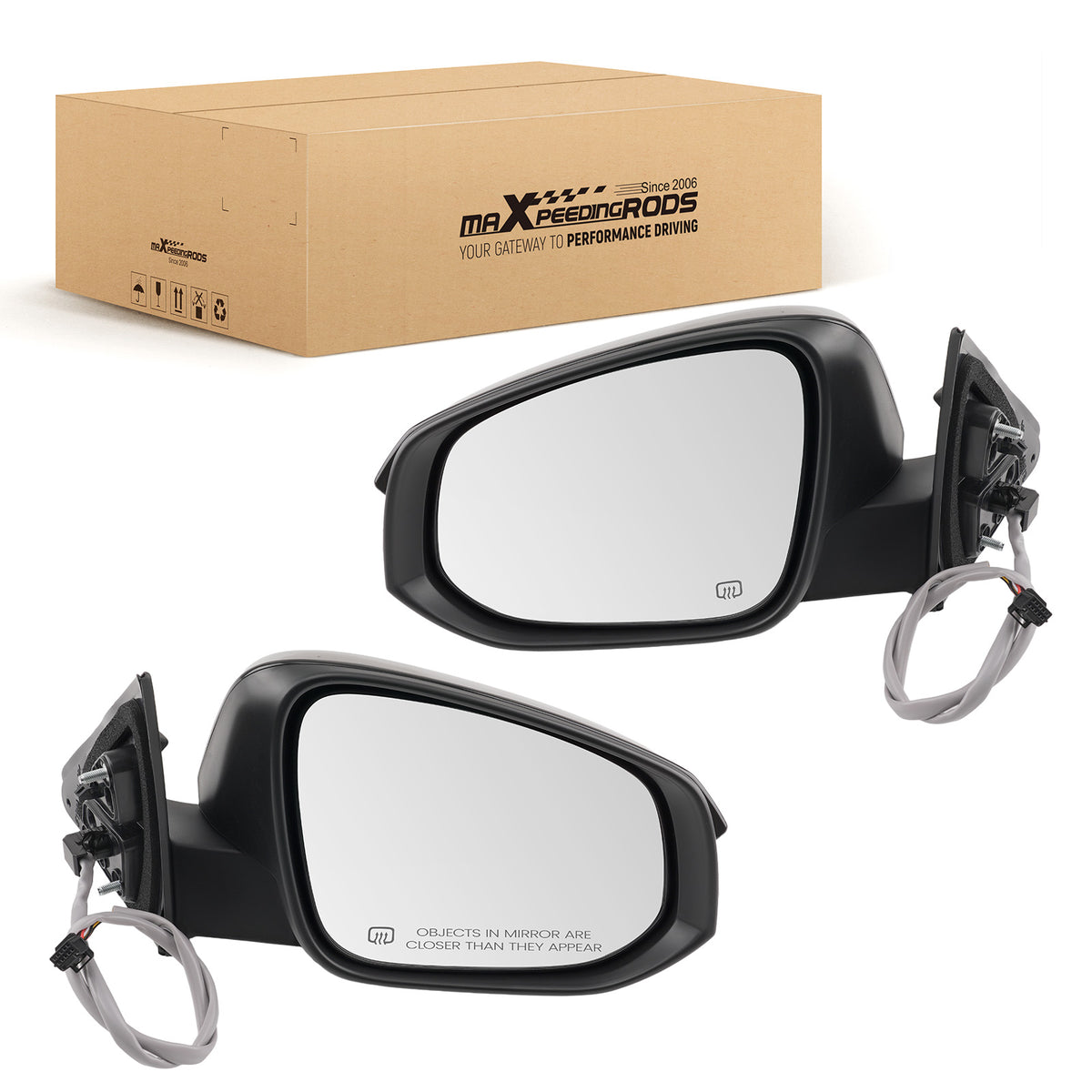 Heated Side Mirror compatible For Toyota Highlander 2014-2019 879100E140 Power Adjust