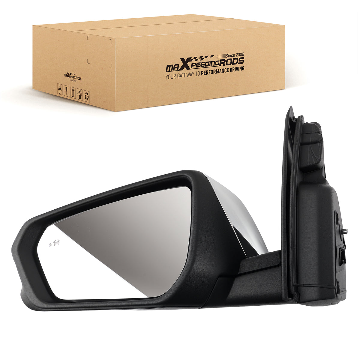 Left Side View Mirror compatible For Chevrolet Equinox 2018-2022 23406421 Chrome