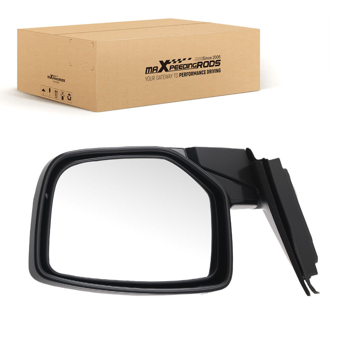 Power Side View Mirror Right compatible For Honda Accord 2008-2012 76208TA5A01 Curved