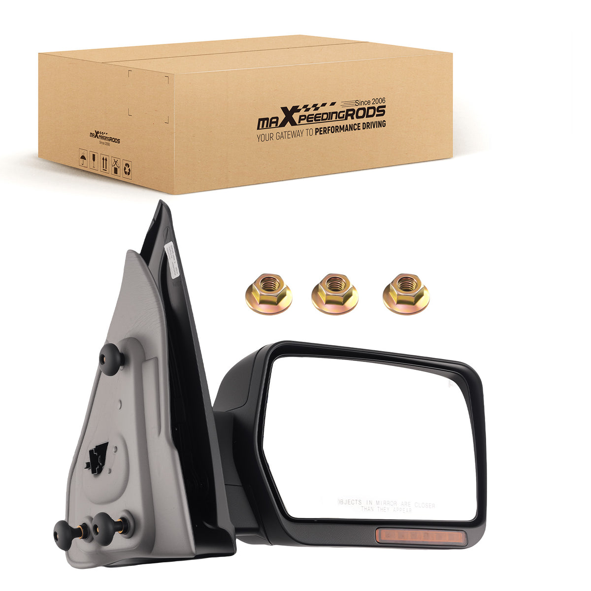 Passenger Mirror Right compatible For Ford F-150 2009-2010 With Light 9L3Z17682CB