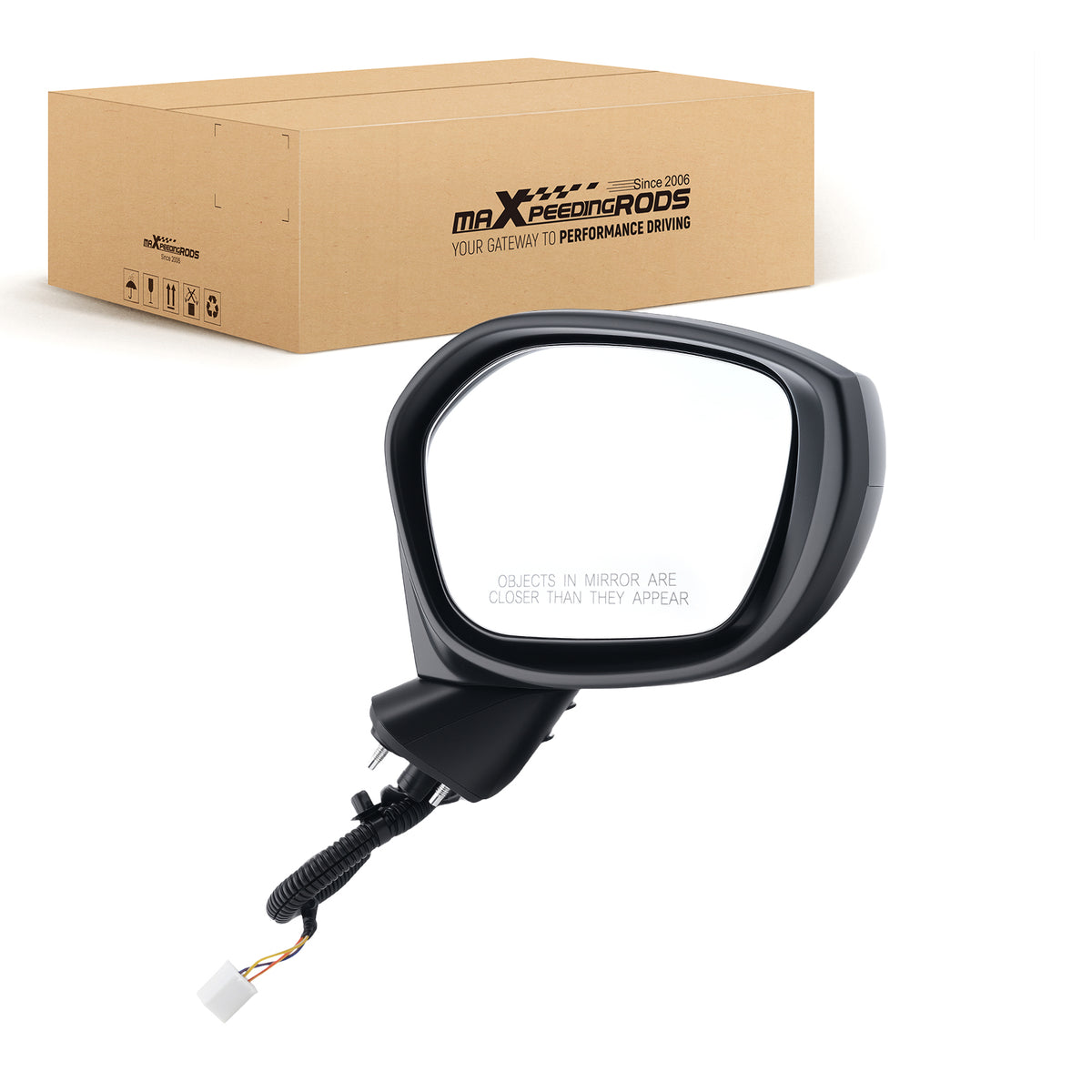 Right Side Mirror compatible For Honda Civic 2022-2025 76208T20A01 Power ABS Door Mount