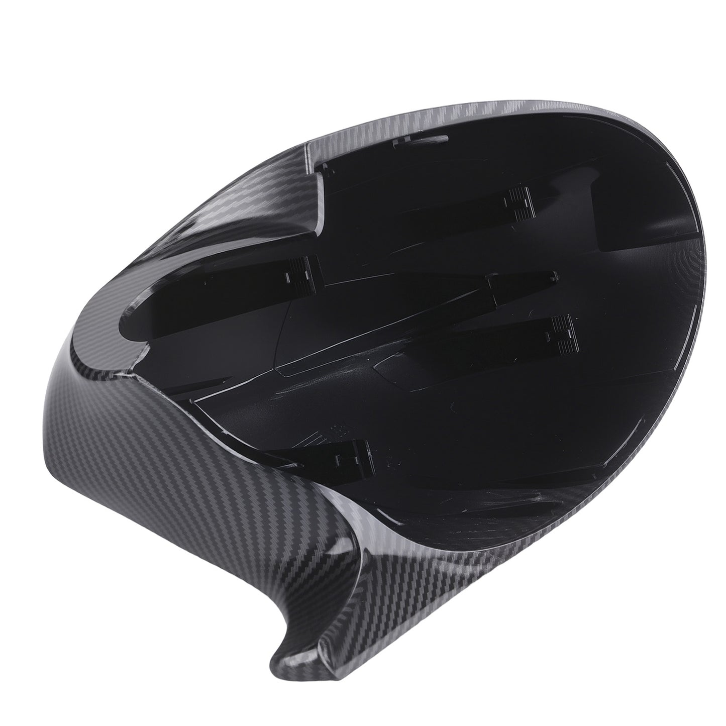ABS Mirror Cover Kit compatible For BMW E87 E81 E88 2004-2009 51167135097 Carbon Black