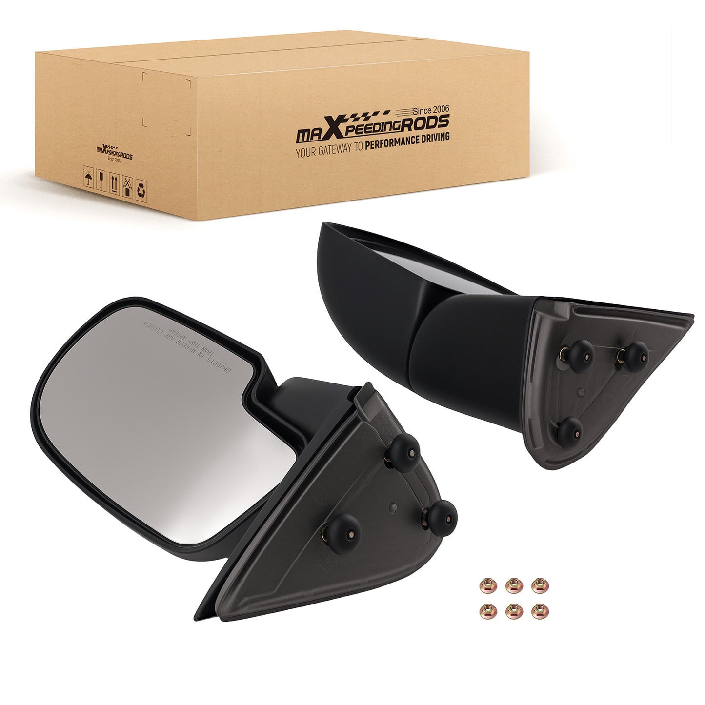 Black Mirrors compatible For GMC Sierra 1500 2500 HD Classic 2007 25876714