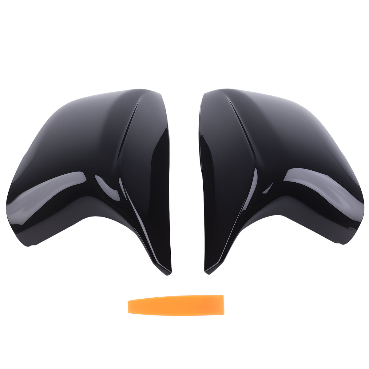 Side Mirror Cover Cap compatible For Infiniti Q50 Q60 Q70 2014-2022 96373-4GA0H Gloss Black