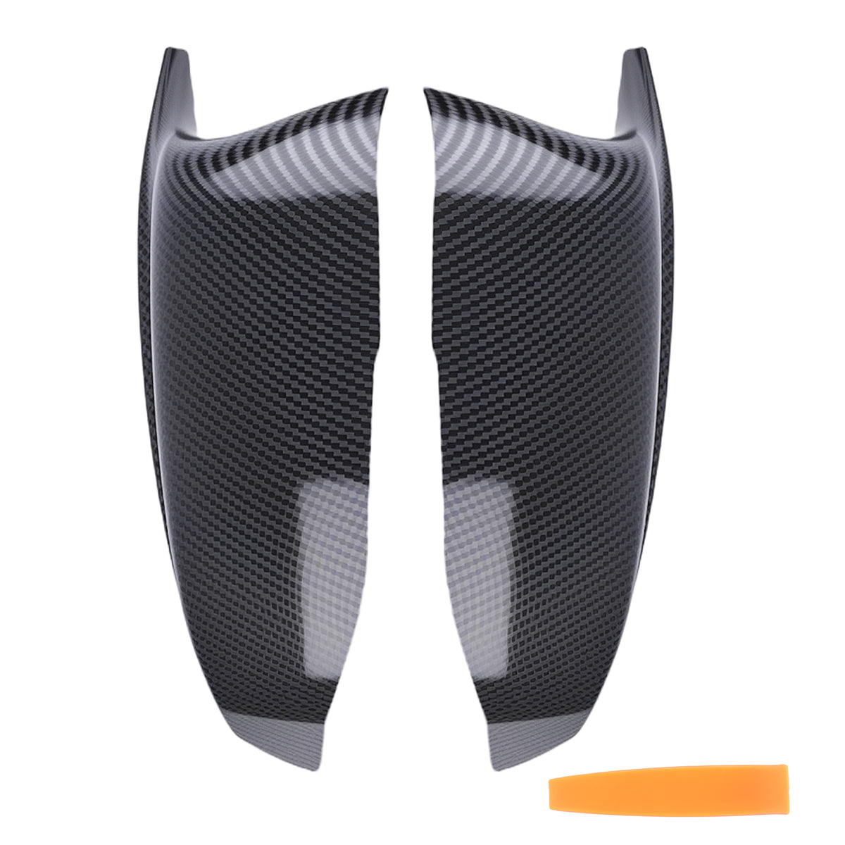 Side Mirror Cover Caps compatible For Infiniti Q50 Q60 QX30 14-21 963744GA0H Carbon Fiber