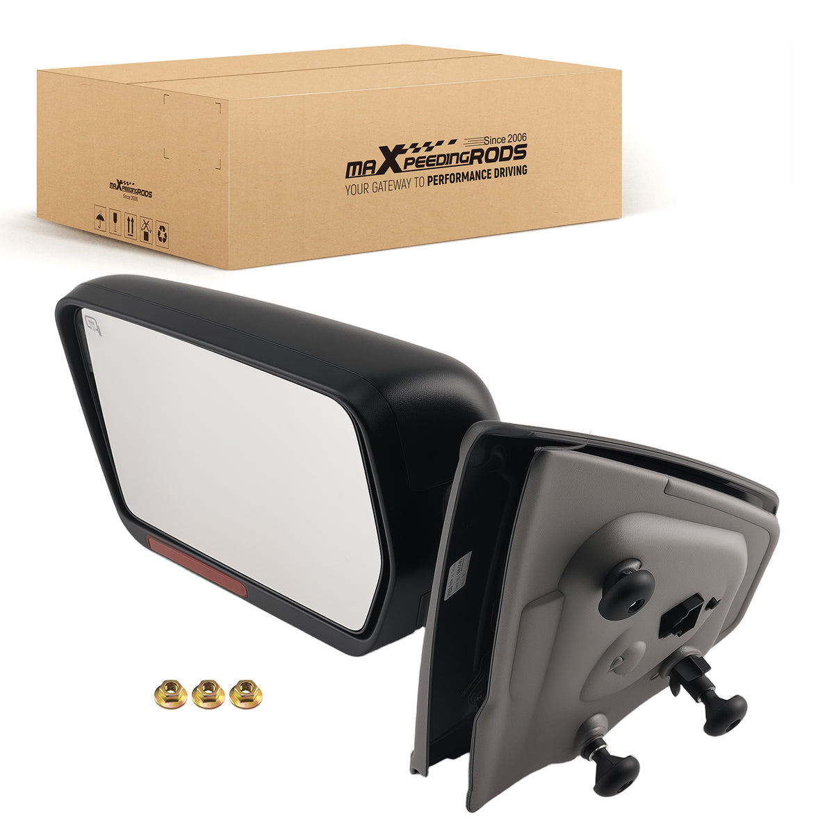 Heated Left Mirror compatible For Ford F-150 2009-2010 9L3Z17683CB Power Signal Puddle