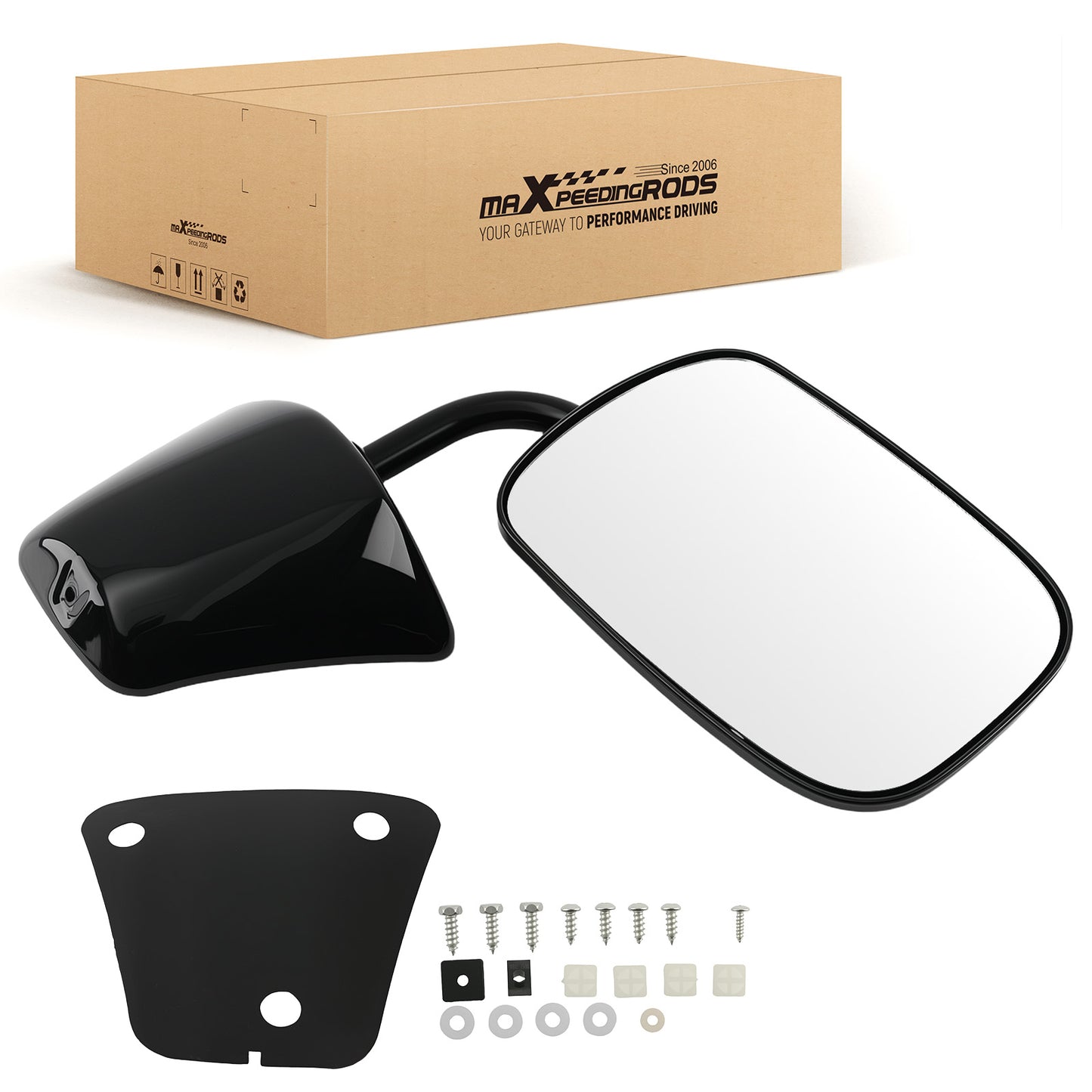 Manual Rear View Mirror compatible For Cadillac Escalade 1999-2000 19177485 Right