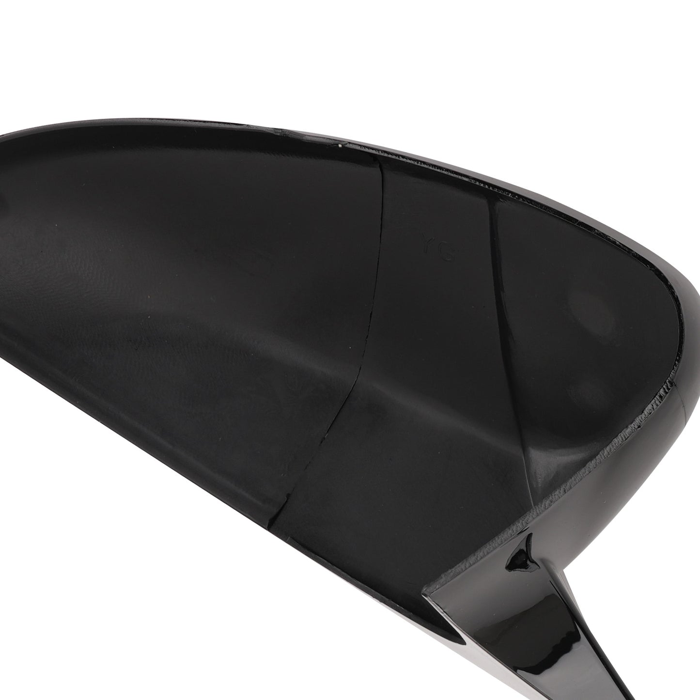 Gloss Black Side Mirror Cover Caps Set Compatible for Honda Accord 2018-2022 LH RH