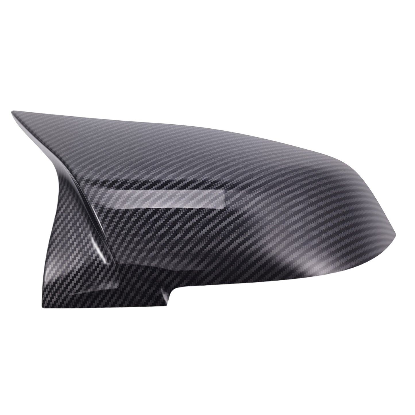 Carbon Fiber Side Mirror Cover compatible for Honda Accord 18-22 Left Right Black ABS 2PCS