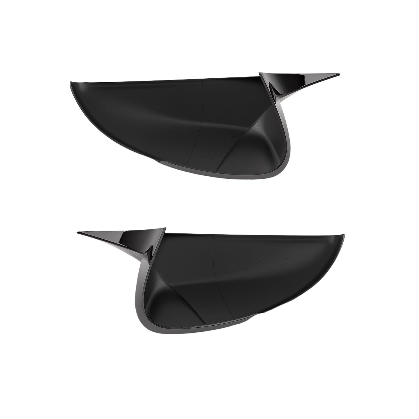 Exterior Mirror compatible For Case Compatible For Honda Accord 2023+ 11th Gen Black ABS Cover Kit LH RH