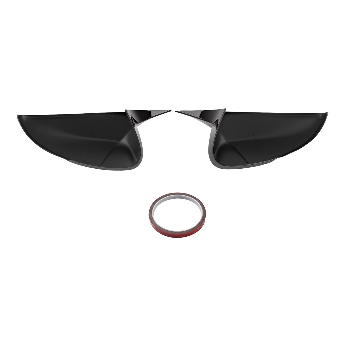 Exterior Mirror compatible For Case Compatible For Honda Accord 2023+ 11th Gen Black ABS Cover Kit LH RH