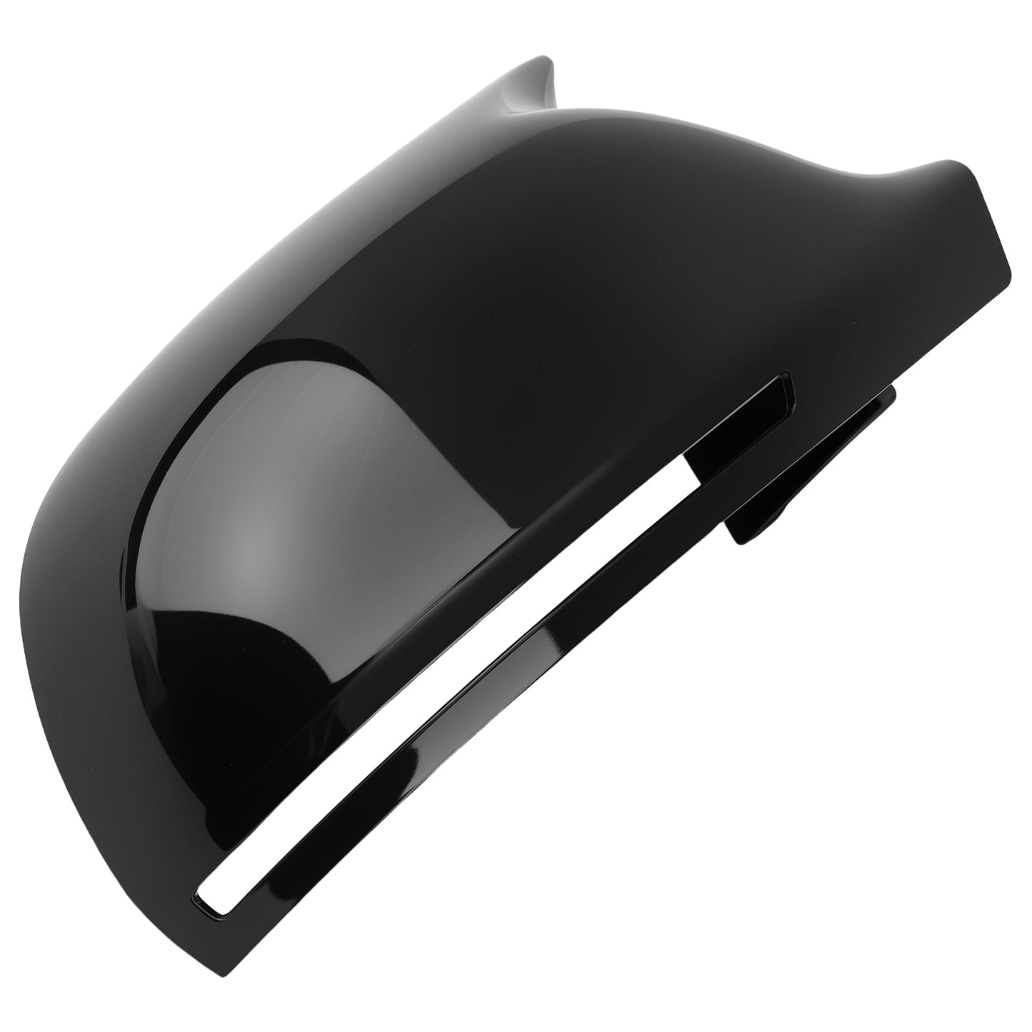Mirror Cap Covers Pair Compatible for Audi A6 S6 RS6 A4 S4 2009-2012 Black ABS Plastic