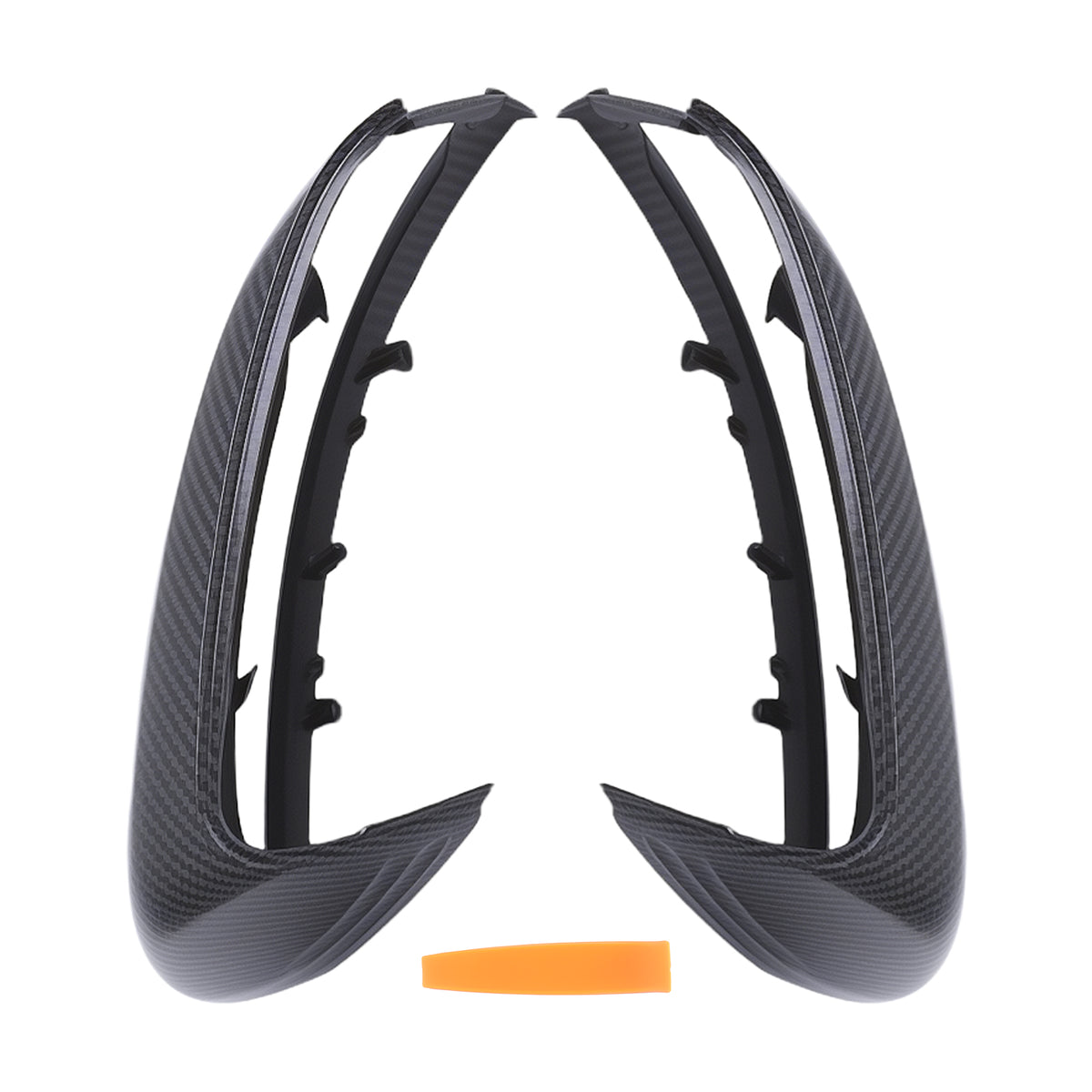 Mirror Cover Caps compatible For Mercedes W222 S Class W213 E Class 2014-2019 Black