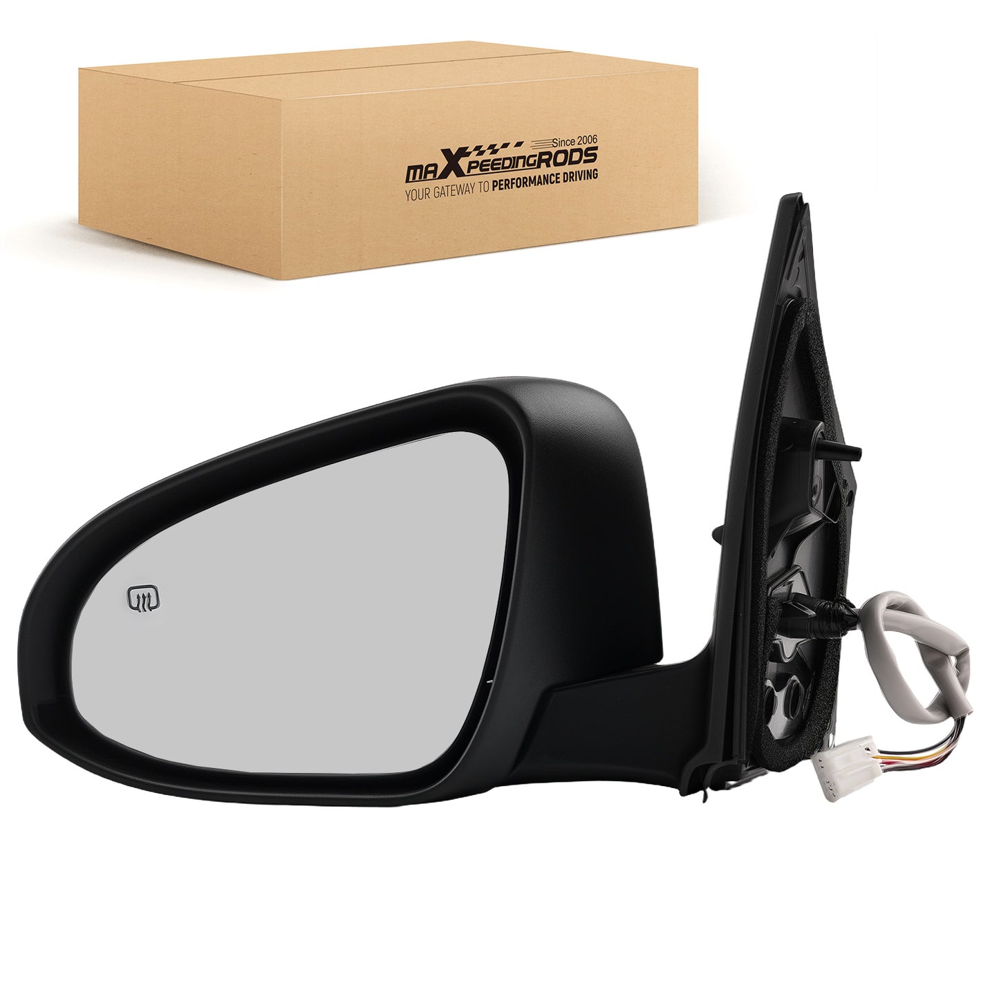 Driver Mirror Assembly compatible For Toyota Corolla 2014-2019 Power Signal Heated