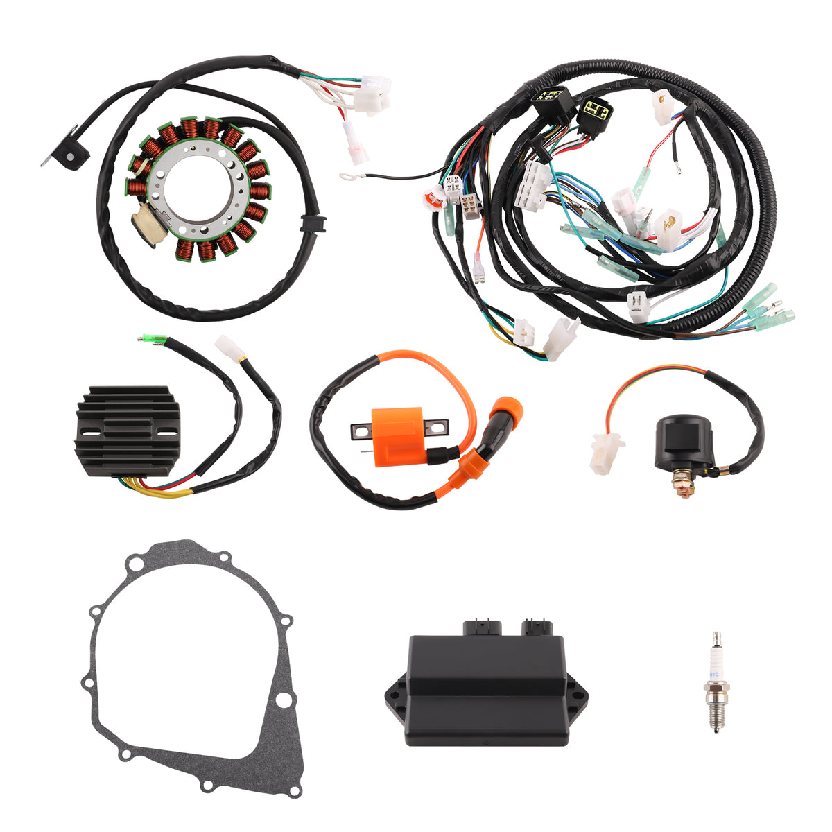 Stator + Ignition Coil Wire Harness CDI compatible For Yamaha Warrior 350 YFM350X 97-01 New