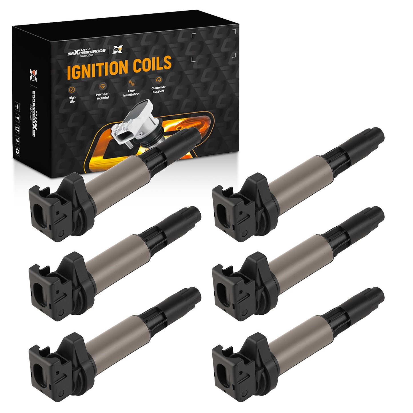 Ignition Coil Pack compatible For BMW 116i 118i 120i E87 E88 2004-2011 12137551260 New
