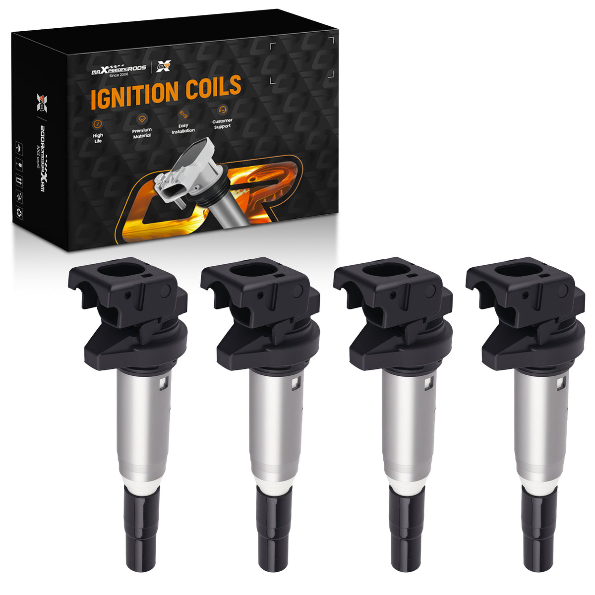 Ignition Coil Pack compatible For BMW 114i 116i 118i F20 F21 1.6L 12138616153 12137571643