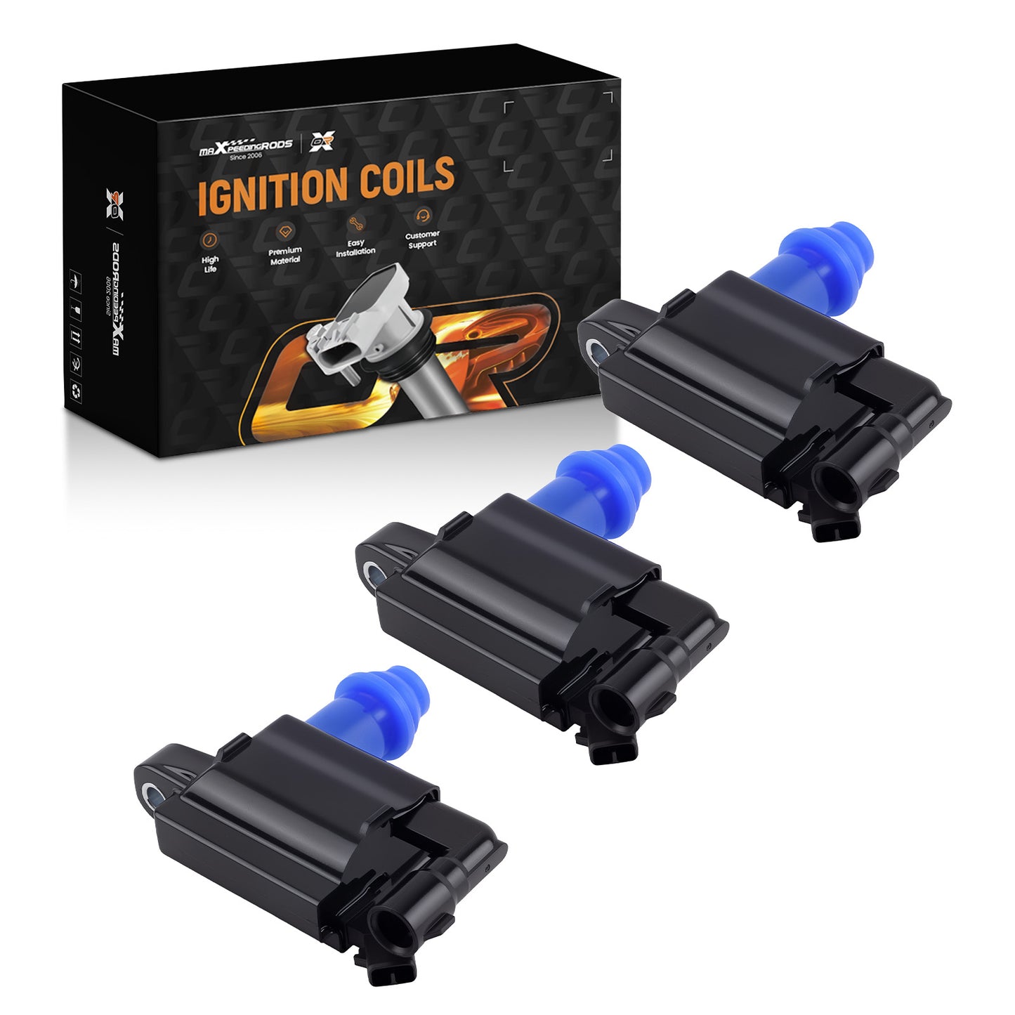 12V Ignition Coil Pack compatible For Lexus GS300 IS300 SC300 compatible For Toyota Supra 3.0L UF228