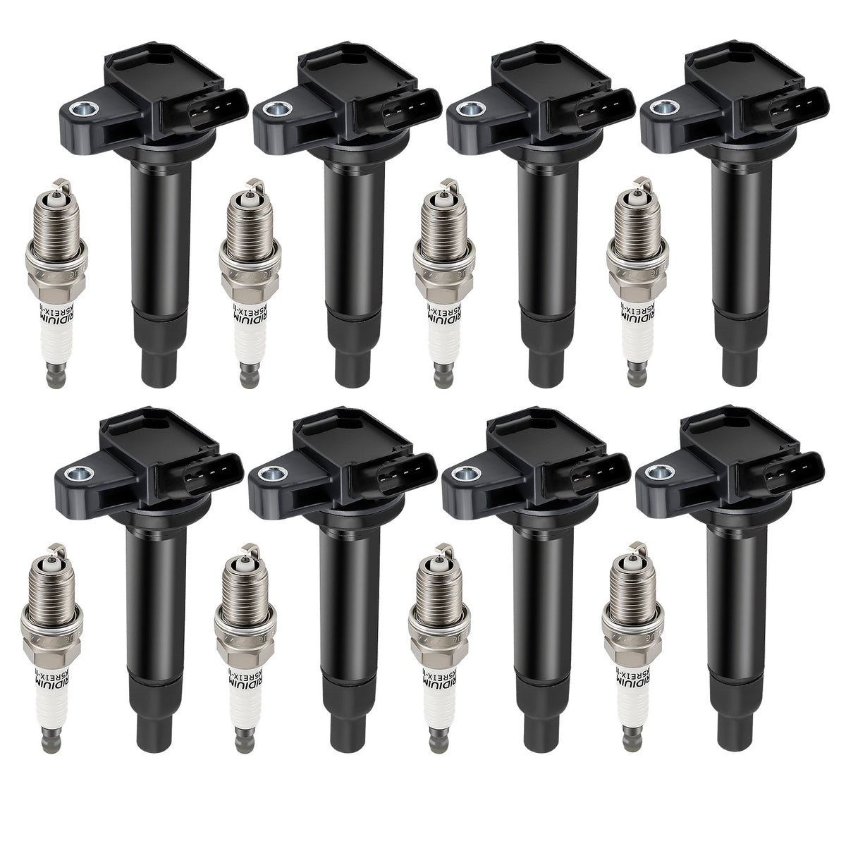 8Ignition CoilsIridium Spark Plugs compatible For Toyota 4Runner Land Cruiser Sequoia