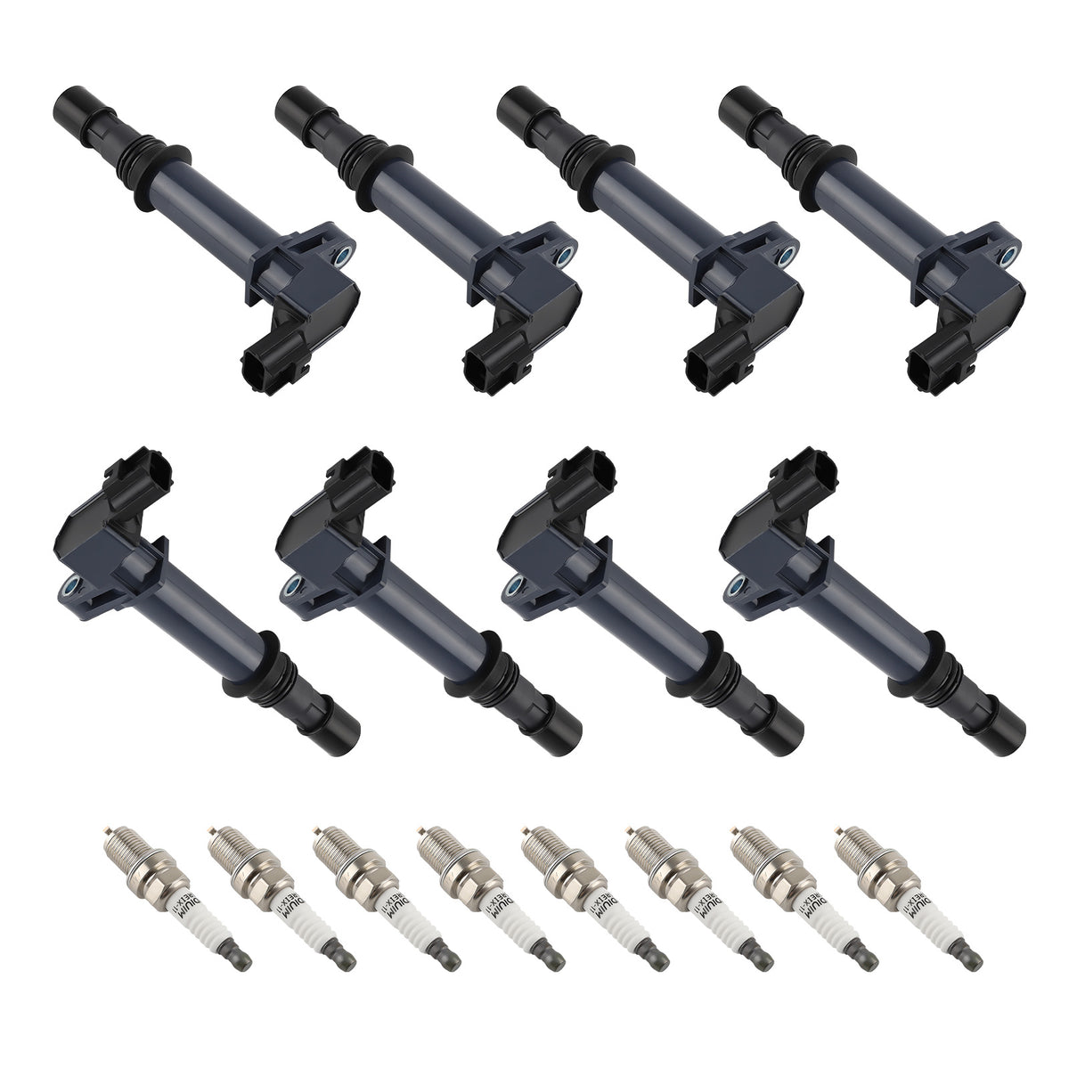 8 pcs Ignition CoilSpark Plug compatible For Chrysler Mitsubishi Dodge Jeep UF270 4503