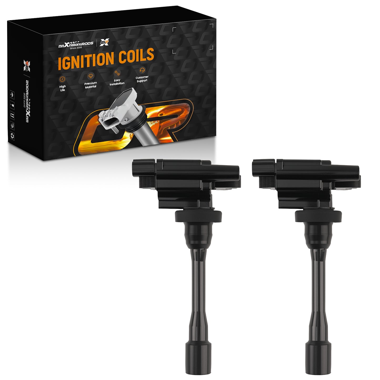 Ignition Coils Set E593A compatible For Chrysler Sebring compatible For Dodge Stratus 2.4L L4 2001-2005