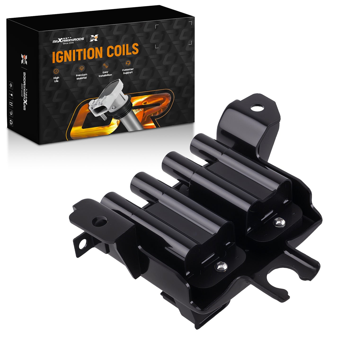 6-Pin Ignition Coil compatible For Buick Lucerne V6 3.9L 2009-2011 BP4W1810XB UF-343
