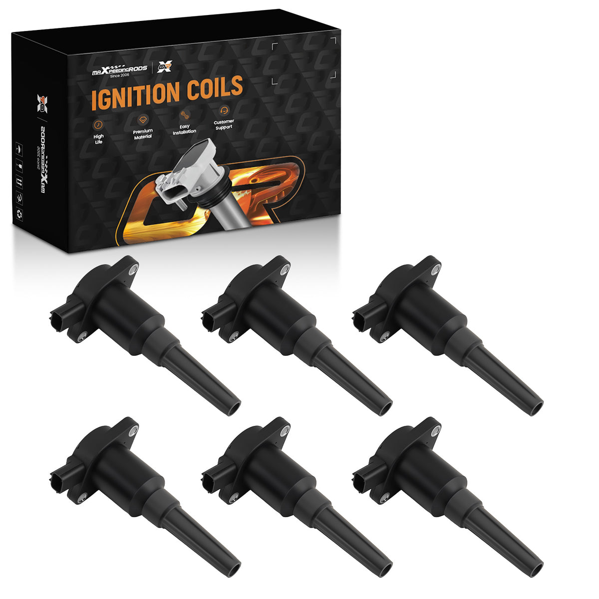 4.0L Ignition Coil Pack compatible For Jaguar XJ6 Vanden Plas XJR 1995-1997 UF384 52-1615