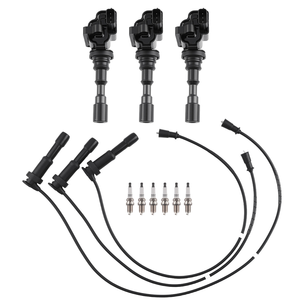 3PCS Ignition Coils compatible For Hyundai Santa Fe XG350 compatible For Kia Amanti 3.5L 2003-06 UF439