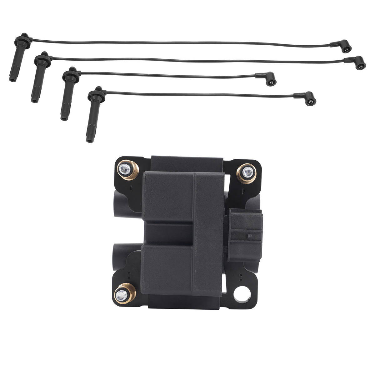 Ignition CoilWires compatible For Subaru Impreza Legacy Outback compatible For Forester 2.5L UF538 539