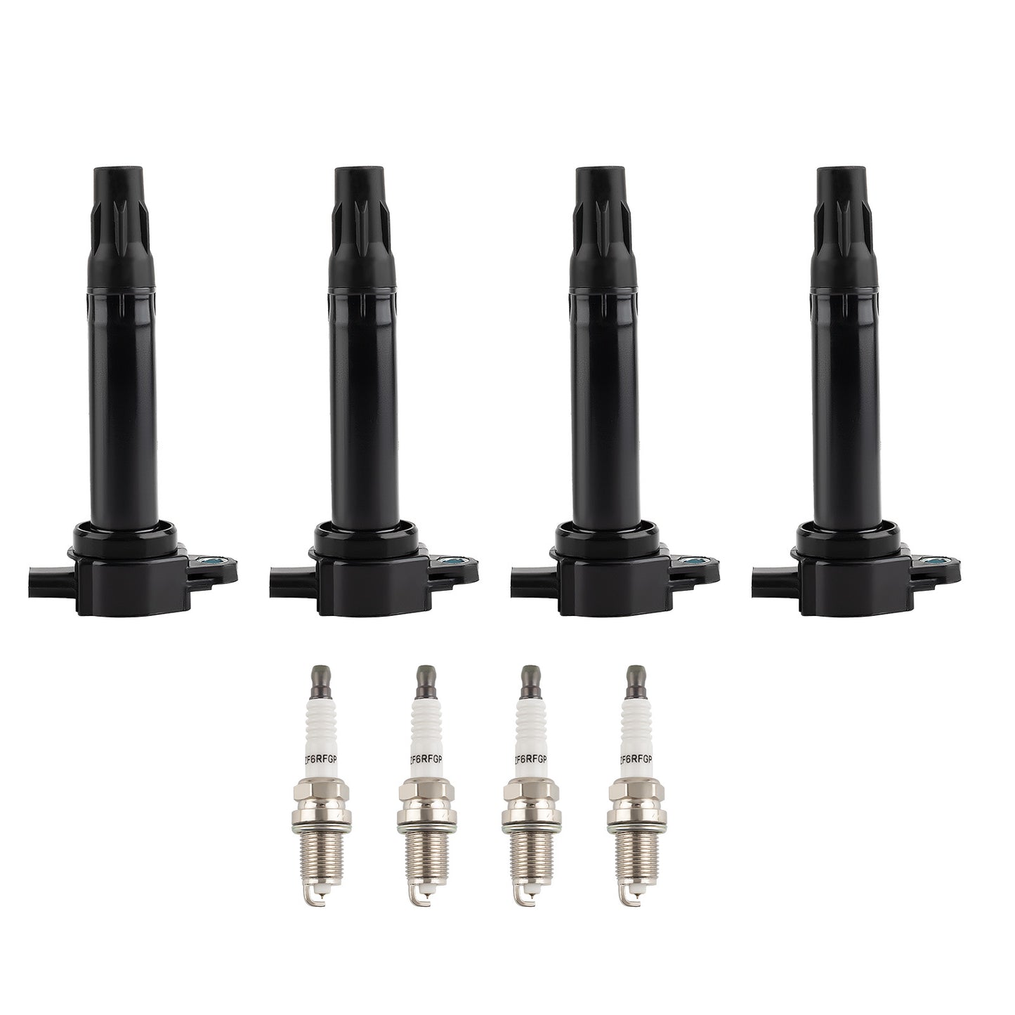 4X Ignition Coil4X Spark Plugs compatible For Dodge Caliber L4 2.4L 2007-2012 UF557 2271