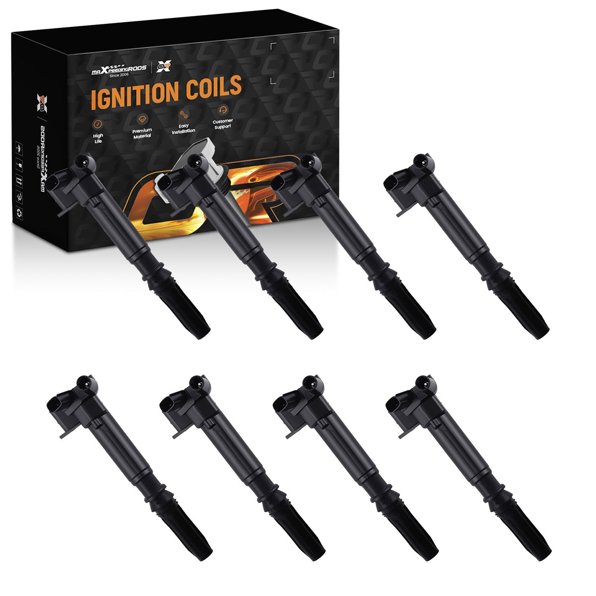 8 Ignition Coils compatible For Ford F-150 F-250 F-350 Super Duty 6.2L 2010-2017 AL3Z12029A