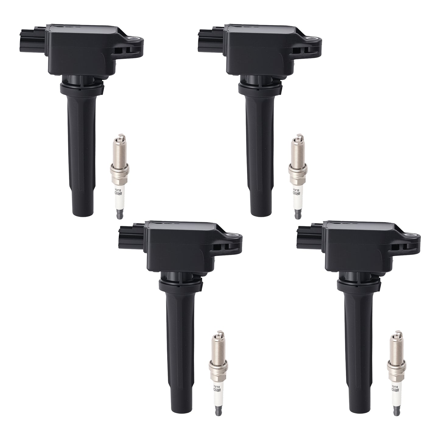 4x Ignition CoilSpark Plug compatible For Mazda 3/6/CX-5 2.0L 2.5L 2012-2022 UF656