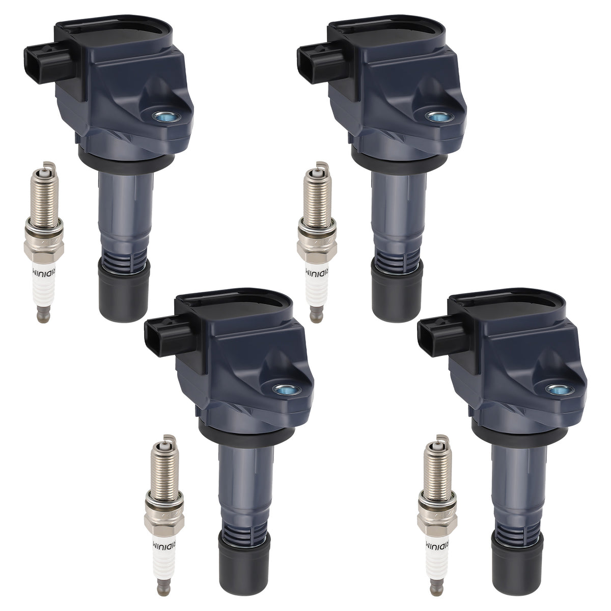 4pcs Ignition CoilsSpark Plug compatible For Acura ILX 2.0L 13-15 compatible For Honda Civic 1.8L 12-15